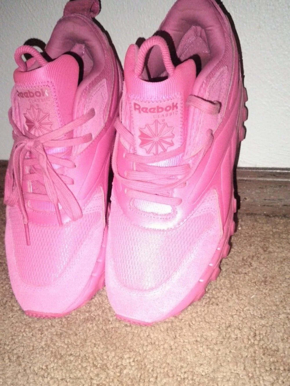 All-Pink Women's Athletic Sneakers with Trail Grip